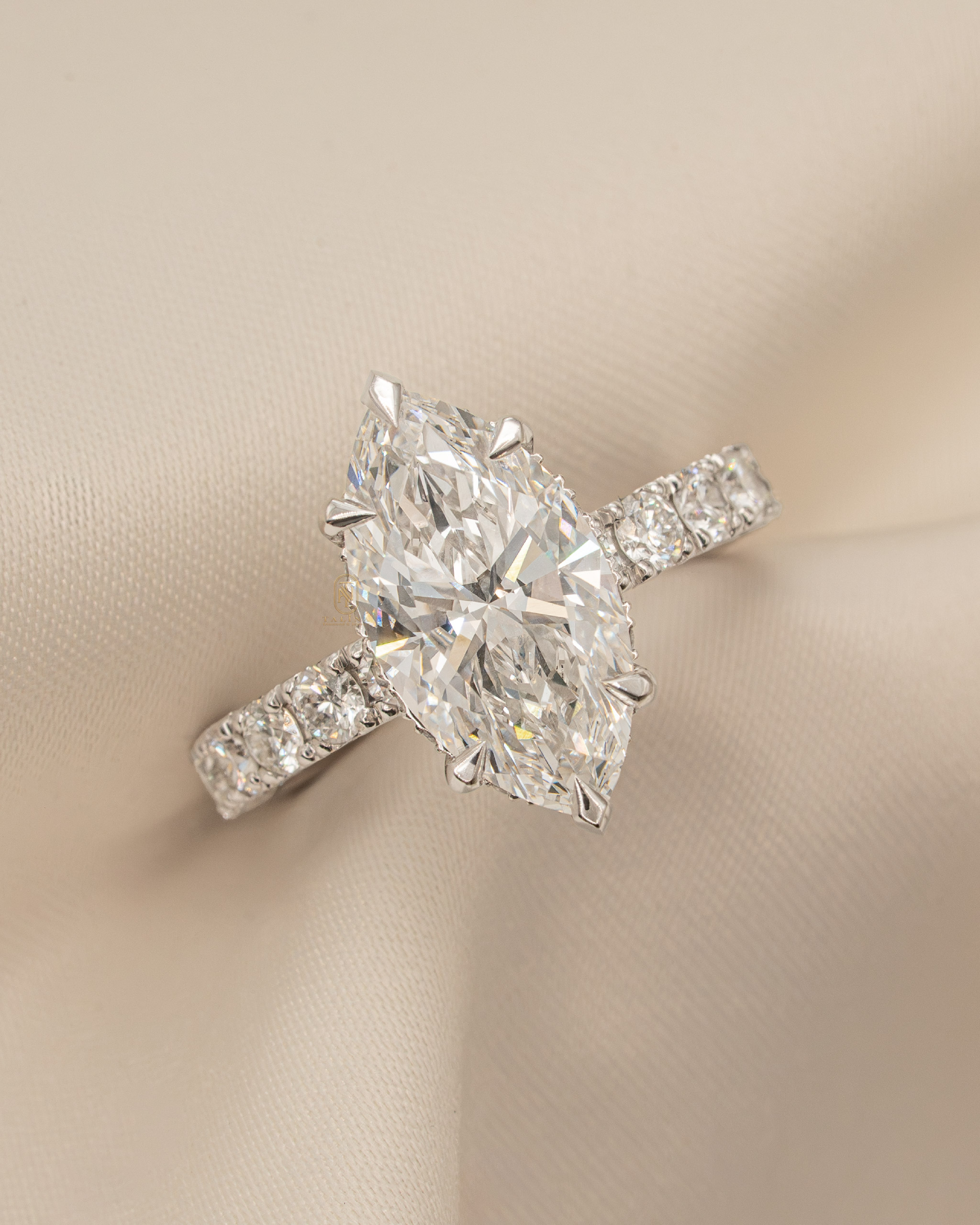 3ct Marquise Lab-Grown Diamond